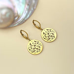 Cloud Earrings dangle 14k gold fill handmade elegant jewelry unique dangling earrings gift for nature lovers, mom, sister, bff, girlfriend