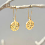 Cloud Earrings dangle 14k gold fill handmade elegant jewelry unique dangling earrings gift for nature lovers, mom, sister, bff, girlfriend