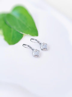 Silver Strawberry Earrings Dangle lightweight unique whimsical handmade food fruit jewelry, fun gift for foodie, chefs, sister bff daughter