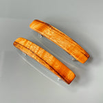 Long Hair Clip Large Tigerwood barrette for women with thick hair