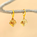 Silver Strawberry Earrings Dangle lightweight unique whimsical handmade food fruit jewelry, fun gift for foodie, chefs, sister bff daughter