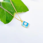 Book Necklace gold handmade Bookish Jewelry unique fun book charm pendant nerdy bookish gift for book club, teachers, readers, librarians