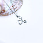 Stethoscope Necklace silver, gold unique nursing gift for medical school students graduation doctors rn, nurse practitioners, mom sister bff