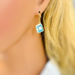 Book Earrings dangle handmade gold Bookish Jewelry unique dangling fun charm earrings nerdy bookish gift for book club, teachers, readers