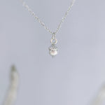 Dainty Acorn Necklace gold silver handmade Woodland Nature Autumn Fall Jewelry unique charm pendant gift for women adventurers, hikers, mom