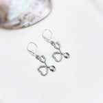 Stethoscope Earrings silver, gold heart unique nursing gift for medical school students graduation doctors rn nurse practitioners sister bff