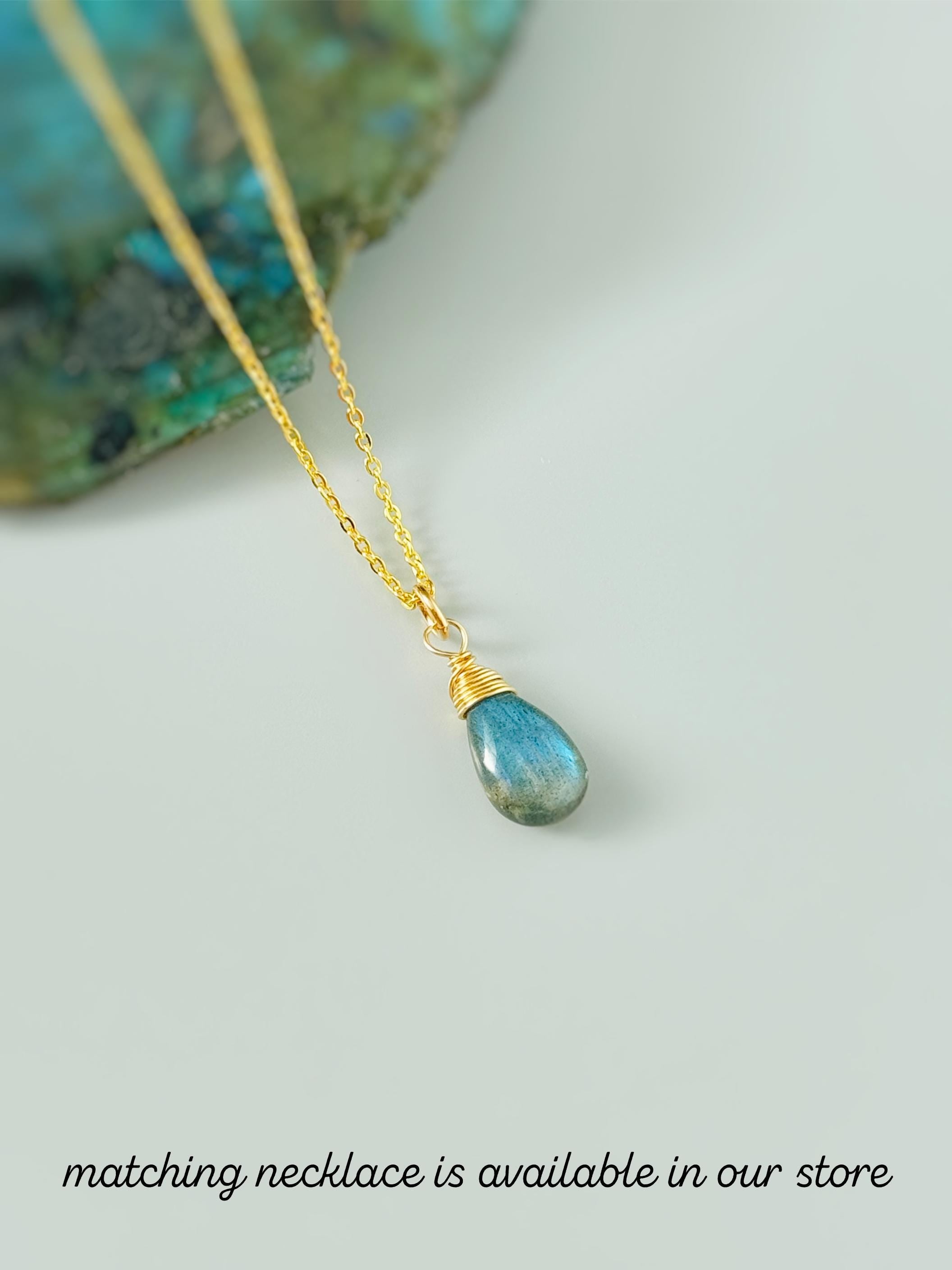 Dainty Labradorite earrings Sterling Silver, 14k Gold fill, and Rose Gold Fill