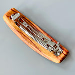Large Hair Clip for Women Tulipwood Rosewood wooden barrette for long hair