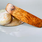 Small Hair Clip, wood non slip, fine hair Barrette for women Cherry Burl Local Wood 5th Anniversary gift for wife girlfriend minimalist claw