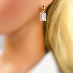 Book Earrings dangle handmade silver Bookish Jewelry unique dangling fun charm earrings nerdy bookish gift for book clubs, teachers, readers