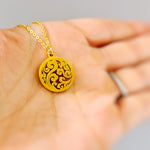 Dainty Filigree Cloud Necklace sky wave pendant handmade jewelry gift for outdoor nature lovers and adventurers sister, mom, girlfriend bff