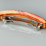 Large Hair Clip for Women Tulipwood Rosewood wooden barrette for long hair
