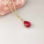 Pink Tourmaline Necklace Handmade Pink Quartz pendant 14k gold fill, Sterling Silver, Rose Gold Blue handmade gemstone Jewelry for women