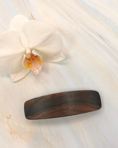 Wooden Hair Clip Large Wood Hair Barrette for Women, men wood hair claw clip Zirocote 5th anniversary gift for wife long hair accessory