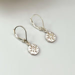 Crystal North Star Earrings dangle silver, gold rose gold boho handmade everyday jewelry graduation gift for sister daughter granddaughter