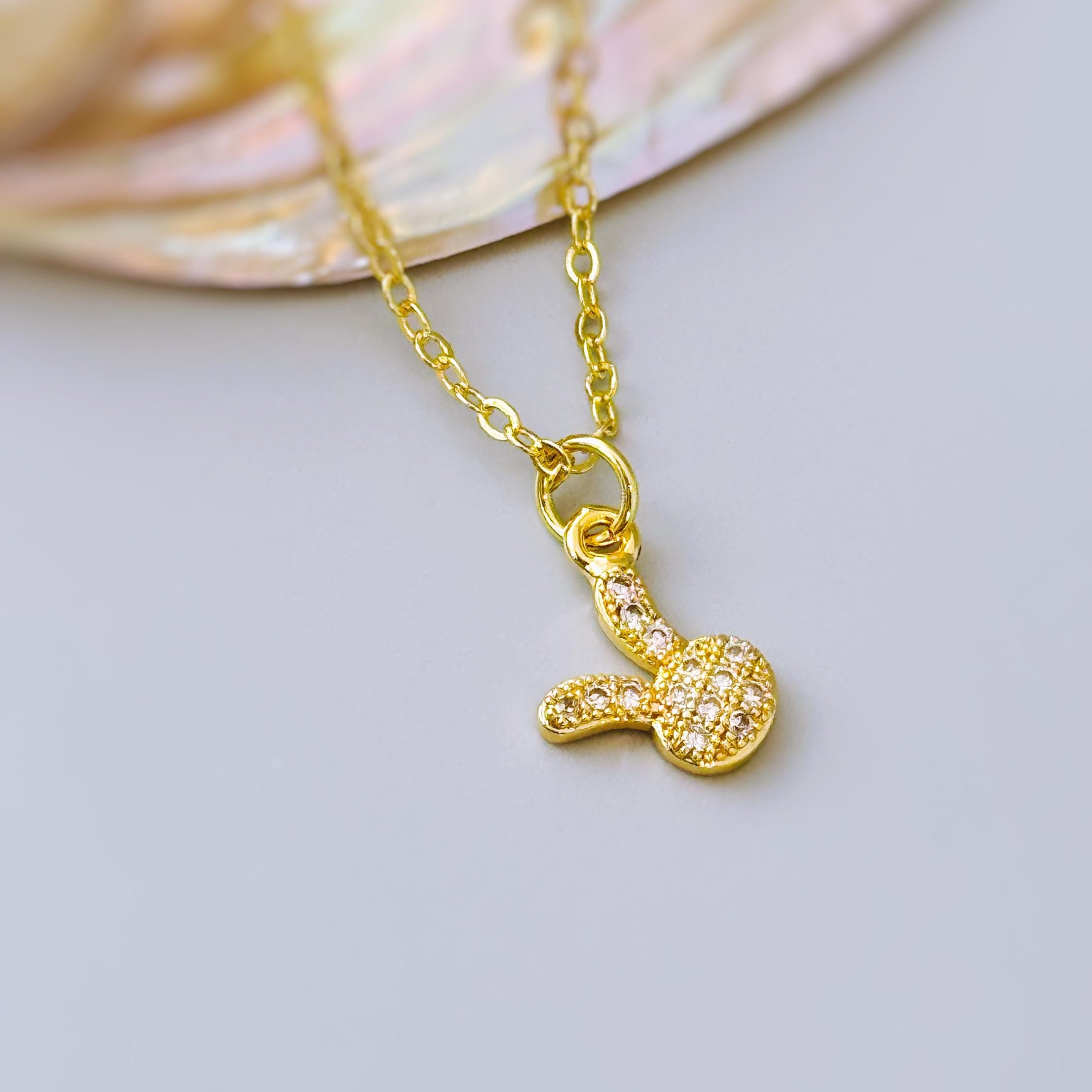 Dainty Bunny Necklace Gold cute Spring jewelry Easter Gift for her cottagecore woodland creature nature rabbit jewelry gift for daughter bff