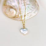 Baroque Pearl Necklace 14k gold, sterling silver dainty real freshwater pearl necklace for women single June birthstone gift for mom, wife