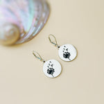 Dandelion Earrings Dangle Silver Spring Jewelry for her botanical garden plant earrings nature lover jewelry gift for gardener sister bff