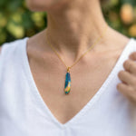 Colorful Feather Earrings dangle gold unique boho Bird Jewelry gift for moms, nature, bird lovers, bff, Handmade statement jewelry for women