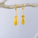 Flip Flop Earrings, gold cute boho beachy Summer Earrings ocean jewelry for women, unique fun whimsical novelty gift for women surfers