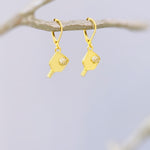 Pickleball Earrings Gold Leverbacks, Pickleball Jewelry, Pickleball Gift for Her, Sports Earrings, cute sporty Pickleball accessories