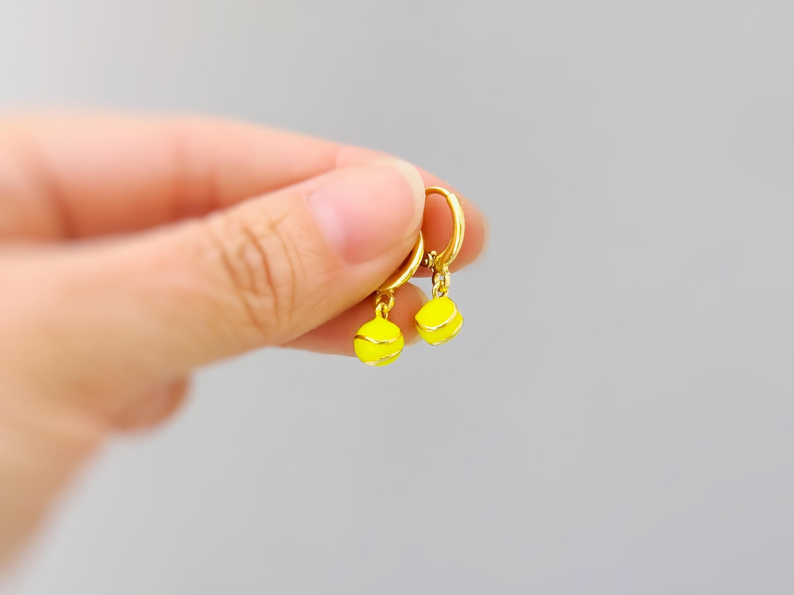 Dainty softball Earrings Gold Huggie Hoops Softball Jewelry, Softball Gift for team moms Sports Earrings for women cute sporty accessories
