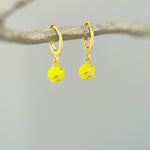 Dainty softball Earrings Gold Huggie Hoops Softball Jewelry, Softball Gift for team moms Sports Earrings for women cute sporty accessories