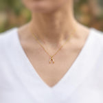 Tiny Gold Wishbone Necklace, Lucky Charm Necklace, Dainty Minimalist Gold Jewelry, Good Luck Gift for women, Delicate Layering Necklace