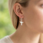 Hummingbird Earrings dangle silver