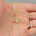Tiny Bunny Necklace Gold cute spring jewelry Easter Gift for her cottagecore woodland creature nature rabbit jewelry gift for daughter bff