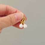 Dainty Baseball Earrings Gold Huggie Hoops Baseball Jewelry, Baseball Gift for team moms Sports Earrings for women cute sporty accessories
