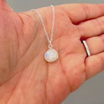 Sterling Silver Moonstone Necklace