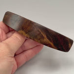 Walnut Burl handmade dark wood hair hair clip