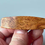 Small Hair Clip, wood non slip, fine hair Barrette for women Cherry Burl Local Wood 5th Anniversary gift for wife girlfriend minimalist claw