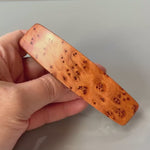 Thuya Burl wood barrette