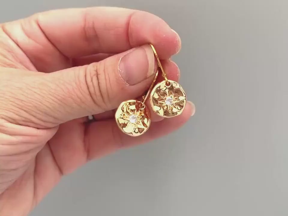 North Star Crystal Earrings