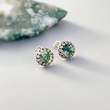 Load image into Gallery viewer, a pair of earrings sitting on top of a rock