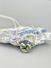 Load image into Gallery viewer, Abalone floating gemstone Solitaire Necklace