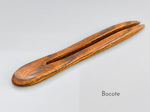 Bocote Wood hair pin, wooden hair pin, wood hair fork, hair pick, shawl pin