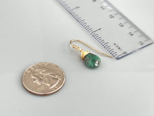 Load image into Gallery viewer, Emerald Drop Earrings