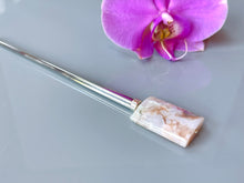 Load image into Gallery viewer, Cherry Blossom Agate hair stick, Japanese Kanzashi hair stick