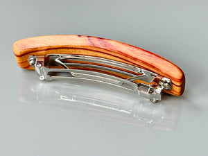 Large Hair Clip for Women Tulipwood Rosewood wooden barrette for long hair 