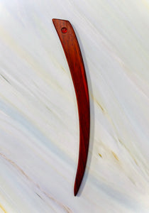 Cocobolo Rosewood Baltic Amber wood hair stick, gemstone hair stick, shawl pin, sweater pin