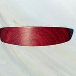 Medium Purpleheart wood hair barrette, wood hair clip, wooden hair clip