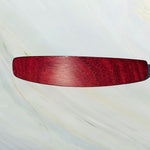 Medium Purpleheart wood hair barrette, wood hair clip, wooden hair clip