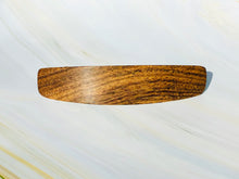 Load image into Gallery viewer, Large Bocote wood barrette, wood hair clip, wooden barrette, wood barrette