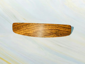 XL Bocote wood barrette, wood hair clip, wooden barrette, barrette for thick hair, 