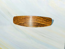 Load image into Gallery viewer, Medium Bocote Wood Hair Barrette, wood barrette, wooden barrette