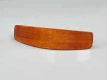 Load image into Gallery viewer, Large Hair Clip for Women Mahogany Wood Hair Barrette plain barrette for long hair