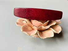 Load image into Gallery viewer, Large Hair Clip for Thick Hair Purpleheart wood barrette for women